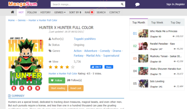ハンターハンター漫画全巻無料違法ダウンロードできるおすすめアプリ Omoshiro漫画ファクトリー