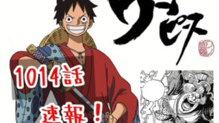 One Pieceネタバレ1014話最新確定 感想 カン十郎終幕 チョッパーvsクイーン開戦 Omoshiro漫画ファクトリー